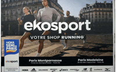 Affiche EKOSPORT « Votre shop running »